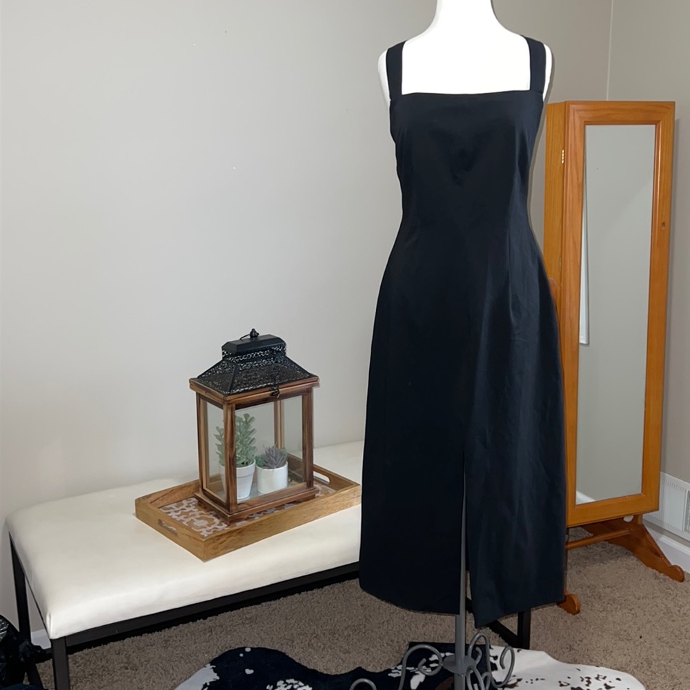 Zara Midi Black Dress